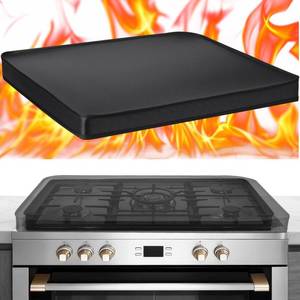 lot 2030 image: Acellegic Full-Edge Fireproof Gas Stove Top Covers Foldable Waterproof Anti Dust for Kitchen Gas Burners, Washable Stove Guard Top Protector (30 x 21 Inch)