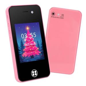 lot 2052 image: Kids Smart Phone, Christmas Birthday Gifts for Boys Girls Toddler Cell Phone Toys with Dual Camera Music Player Mini Educational Learning Games Fake Phone for 4-8 Year Old with 16G SD Card (Pink)