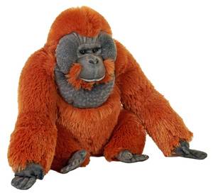 lot 2064 image: Wild Republic Artist Collection Eco Orangutan Male, Stuffed Animal, 15 Inches, Plush Toy, Eco-Friendly