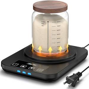 lot 4314 image: Electric Sourdough Starter Warmer Mat, Upgrade Warming Heating Pad for Sour Dough Starter, Sourdough Heater Proofing Tool for Home Baking with US Plug Thermostat Control, Timing, Memory Function