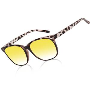 lot 4315 image: HAOLOTA Night Vision Driving Glasses Polarized HD Yellow Tinted Anti Glare Sunglasses for Men and Women