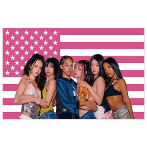lot 4327 image: Singer Poster Birthday Party Decorations Backdrop Banner 5x3 Ft Pink Flag Themed Birthday Banner Background Photo Booth Props for Home Bedroom Office Party Decor