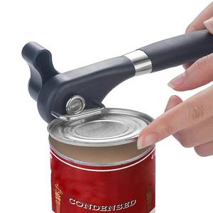 lot 4355 image: Choxila Safe Cut Can Opener for Kitchen & Restaurant - handheld, Manual, Ergonomic Smooth Edge, Food Grade Stainless Steel Cutting