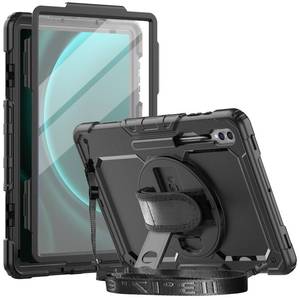 lot 4364 image: Herize Case Compatible with Samsung Galaxy Tab S10S9S8 Ultra 14.6 Inch with Screen Protector Pen Holder  Shockproof Cover WStand Shoulder Strap Hand Strap
