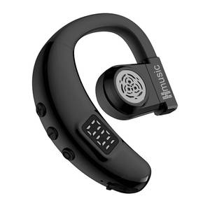 lot 4390 image: Hmusic I6 Bluetooth Earpiece, V5.4 Wireless Bluetooth Headset for Work, Single Ear Headset with Noise Cancelling Mic, 20H Playtime Power Display, 180° Rotatable Mono Headphone for Driving Phone Calls