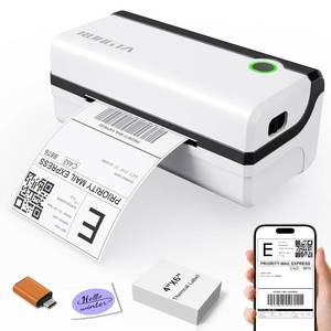 lot 5038 image: Rongta Bluetooth Thermal Shipping Label Printer, Wireless 4x6 Shipping Label Printer for Packages, Support Android&iPhone and Windows, Widely Used for Amazon, Ebay, Shopify, Etsy, USPS