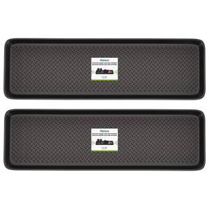 lot 5056 image: Matace 2 Pack Rubber Extra Large Shoe Tray for Entryway,Long Boot Tray,Slim Boot Mat for Indoor and Outdoor Use,16x55 in, Rectangular (Pack of 2)