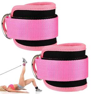 lot 6020 image: Ankle Straps for Cable Machines Cable Kick Back Ankle Straps Kickback Ankle Strap Ankle Resistance Bands Glute Kickback Ankle Strap for Glute Workouts Leg Extensions Gym
