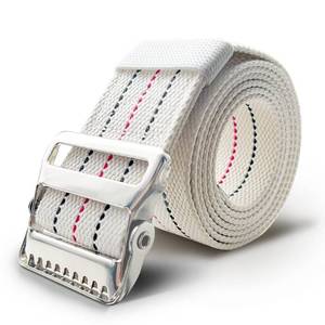 lot 6378 image: Transfer and Gait Belt with Metal Buckle and Belt Loop Holder - Standing and Transfer Walking Assist Aid for Seniors, Elderly Patients, Caregiver, Nursing, Therapist, 60 inch