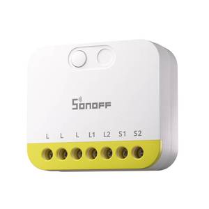 lot 6471 image: SONOFF MINI Duo-L Zigbee Smart Switch �� No Neutral Wire, Zigbee 3.0, Dual Channel, Compact Design, Works with Alexa, Google Home