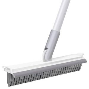 lot 8235 image: IVYROLL Grout Brush with Long Handle, Floor Cleaning Scrubber with Stiff Bristles for Tile Line, Shower, Crevice, Bathroom, Kitchen and Hard-to-Reach Corners