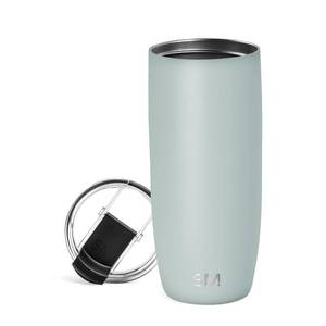 lot 8239 image: Simple Modern Travel Coffee Mug Tumbler with Flip Lid  Reusable Insulated Stainless Steel Cold Brew Iced Coffee Cup Thermos  Gifts for Women Men Him Her  Voyager Collection  20oz  Sea Glass Sage
