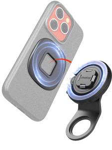 lot 10213 image: sincetop Bike Stem Magnetic Phone Mount Series Q  Quad  - Mountain Bicycle Stem Phone Holder - Quick Lock & Release - Aluminum Handlebar Cycling Cell Holder for MTB Ebike Road Electric