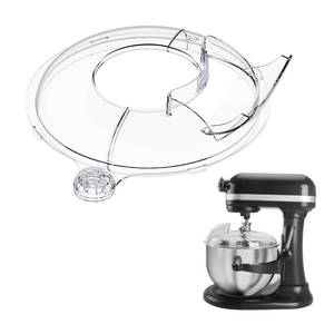 lot 10245 image: Pouring Shield for KitchenAid Stand Mixers Bowl Lift 6-7 QT Stainless Steel (Only),Safety Pouring Shield,Splatter Guard for Kitchen aid Mixer Bowl,Kitchen aid Accessories and Attachments