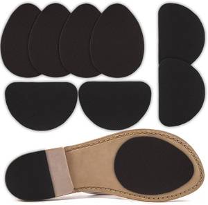 lot 12278 image: Non-Slip Shoes Pads Sole Protectors Adhesive, High Heels Anti-Slip Shoe Grips (Black 4pairs)