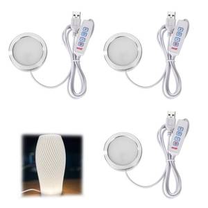 lot 12310 image: 3pcs LED Lamp Kit 001, 3 Colors Adjustable Dimmable 5V USB Powered Lighting for Bambu Lab H2DX1P1PA1 Mini Makerworld and Anycubic Makeronline 3D Printers Light DIY Hardware
