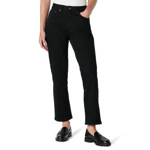 lot 14476 image: Amazon Essentials Womens High-Rise Straight Leg Jean, Black, 12