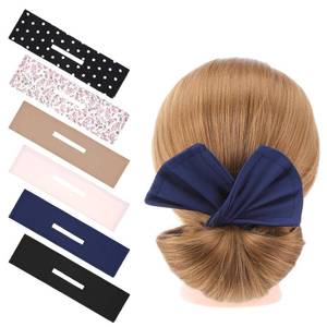 lot 16337 image: 6 PCS Deft Hair Bun Maker, Multicolor Deft Hair Bun Makers for Womens Hair, Lazy Easy Hair Disk Twist for Women and Girls Long Thick Thin Tousle