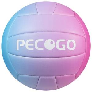 lot 16338 image: PECOGO Size 5 Volleyball - Durable PU Leather, IndoorOutdoor. Soft Control, Great Airtightness for TrainingGames. Ideal for All Ages