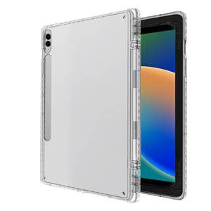 lot 16365 image: WAYIFON Hybrid Slim Case for Samsung Galaxy Tab S10 Plus 2024  S9 FE Plus 5G 12.4 Inch 2023 with S Pen Holder, Shockproof Cover with Clear Transparent Back Shell, Clear