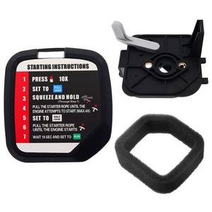 lot 16475 image: TPCABPART Air Filter Cover Air Filter Airbox Base wChoke Lever for UT33600B UT33650B 205040001