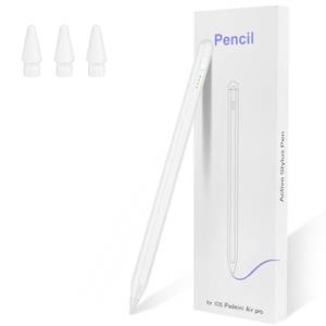 lot 18004 image: Stylus Pen for Ipad Pencil (2018-2025) - 2X Fast Charge Compatible with Apple Pencil Pro 13��12.9��11��M4, iPad 11109876th Gen, Air 76543M3M2, Mini765th, White