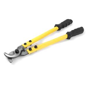 lot 18430 image: QWORK 40 Gauge Wire Cutter - Forged Steel Handle, Shear Action Cutter, 14 Stainless Steel Cable Cutter - Ideal for Battery & Welder Cables, Building Wiring, and SO Cord