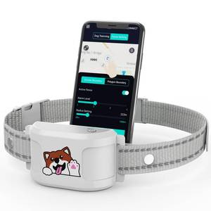 lot 18476 image: GPS Dog Collar with Wireless Electronic Boundary & Training �� No Subscription Needed,Smart Waterproof trainable Fence, App-Controlled Safe Zone, Outdoor Fence for Pets System
