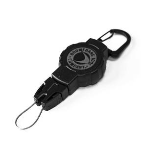 lot 18489 image: BOOMERANG TOOL COMPANY Scuba Retractable Gear Holder with Carabiner - Black