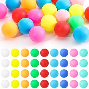 lot 19607 image: MAQUITA 200 Pack Table Tennis Balls, 40mm Colored Plastic Balls Beer Ball Bulk, Washable Small Game Ball for Games, Arts and Craft, Party Decor, Pet Toys