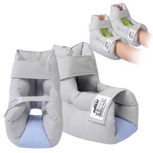 lot 19657 image: DRKLC Heel Protector Cushion to Relieve Pressure from Sores and Ulcers, Adjustable Foot Pillow for Bedridden Patients Supplies, Ankle Pillow for Heel Pain