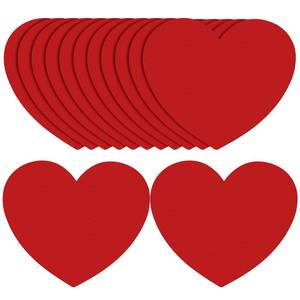 lot 20260 image: Crowye 80 Sheets Valentine Paper Placemats Red Heart Placemats Valentines Day Disposable Place Mats Heart Shaped Table Mats Valentines Day Doilies for Home Wedding, 10.2 x 12 Inch