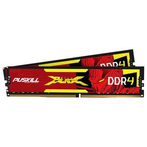 lot 20279 image: PUSKILL DDR4 RAM 16GB Kit (2x8GB) 3200MHz PC4-25600 CL16 Desktop Memory - 1.35V UDIMM Low Latency, Intel XMP 2.0 Ready for Gaming PC, Compatible with Intel & AMD