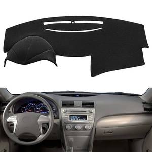 lot 20289 image: Dash Cover Mat Pad Custom Fit for Toyota Camry 2007 2008 2009 2010 2011 Dashboard Cover Carpet Cap Protector (Black) Y27