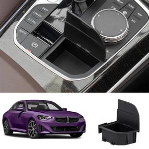 lot 20298 image: YAOBINID Center Console Organizer Compatible with BMW 1 2 3 4 Series X3 X4 F40 F44 G20 G21 G22 G23 G24 G26 G01 G02 M4 G82 M3 G80 i4 i3 LHD Modification ABS Hidden Storage Box