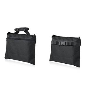 lot 20302 image: 2 Packs Sandbags, Heavy Duty Sand Bags, Sand Bags Heavy Duty with Zipper and Buckle Straps for Support Light Stand
