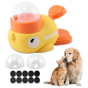 lot 111019 image: Waylenbo Interactive Dog Puzzle Toy & Slow Feeder, Duck Shape Cat Treat Dispenser for IQ Training, Anti-Gulping to Reduce Bloating, with Anti-Slip Pads for Small Medium Pets