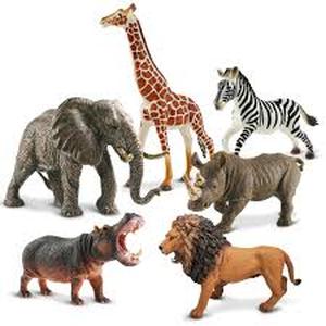 lot 6495 image: Zippy Tots Wildlife Animal Figures Set BT015