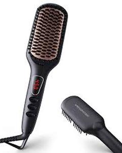 lot 19634 image: Megawise KL-1025 Hair Straightener Brush