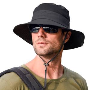 lot 4008 image: Sun Hats for Men Women Fishing Hat UPF 50 Breathable Wide Brim Summer UV Protection Hat