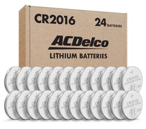 lot 4014 image: Powermax ACDelco 24-Count CR2016 Batteries, Lithium 3V Coin Cell Button Battery Pack for Watch and Small Electronics, 5 Year Shelf Life