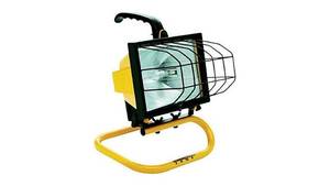 lot 4412 image: Woods 500 Watt Portable Work Light Yellow