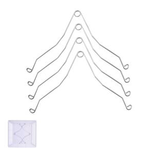lot 4439 image: 4pcs S97013576 Grille Spring Compatible with Broan-NuTone Models 676, 684, 684NT, 2684F �� Universal Bathroom Exhaust Fan Cover Clip for Ventilation