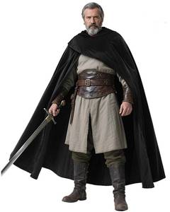 lot 4456 image: LVOW Renaissance Black Cloak with Hood Medieval Hooded Cape for Men Women Halloween Sorcerer Hobbit Costume Cosplay