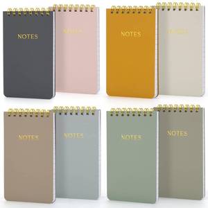 lot 4472 image: ZICOTO Aesthetic Pocket Notebooks Set Of 8 - Small 3x5 Spiral Notepads With Lined Pages For Women - The Perfect Little Mini Pads to Stay Organized and Boost Productivity at Work or School