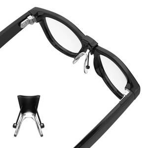 lot 4498 image: RCstyle HiBloks Eyeglass Nose Pads for Ray-Ban Meta Wayfarer Gen 2 & Gen 2(RW4006RW4008RW4012), Silicone Anti Slip Clip-on Glasses Nose Holder for RayBan Meta Gen 2 Smart Glasses (One-Piece)
