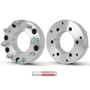 lot 9573 image: OCPTY 6x5.5 to 8x170 Wheel Adapters for 1500 for Avalanche for Avalanche 1500 for Blazer for C2500 2 inch 14x1.5 Studs 108mm Hub Bore Forged Hub Centric Wheel Adapters 6 lug 2PCS