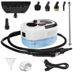 lot 9602 image: Steam Cleaner Handheld with 1200ml Large Water Tank, High Pressure Steamer for Floors, Upholstery, Grout, Car