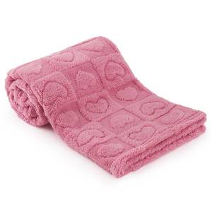 lot 11102 image: Plush Soft with Heart Checkered Baby Blanket,Fleece Infant Toddler Blankets for Girls Boys,Warm Lightweight Breathable Newborn Receiving Blankets for Crib Stroller 30�39 (deep Pink, Heart)