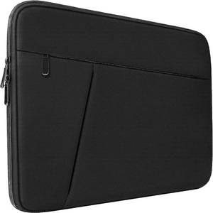 lot 11104 image: Laptop Case Sleeve 15.6 inch, Durable Shockproof Protective Computer Carrying Cover with Front Pocket, Briefcase Handbags Laptop Sleeve Bag for 15.6 inch HP, Dell, Acer, Asus, Notebook, Black